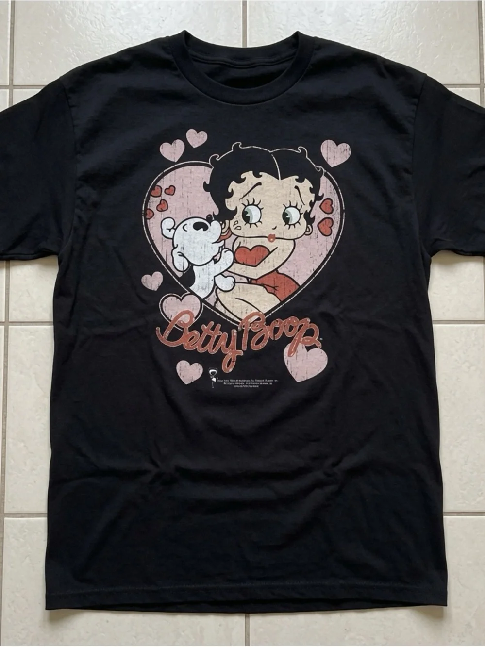 Puppy Love Betty Boop T-shirt